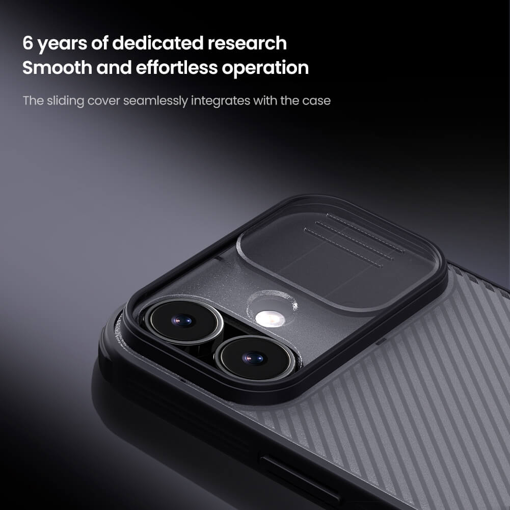 Чехол-крышка NILLKIN для Apple iPhone 17 6.3 (2025) (серия CamShield Pro Clear version)